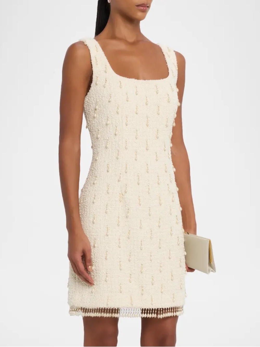 Kobi Halperin Amelia Beaded Boucle Dress